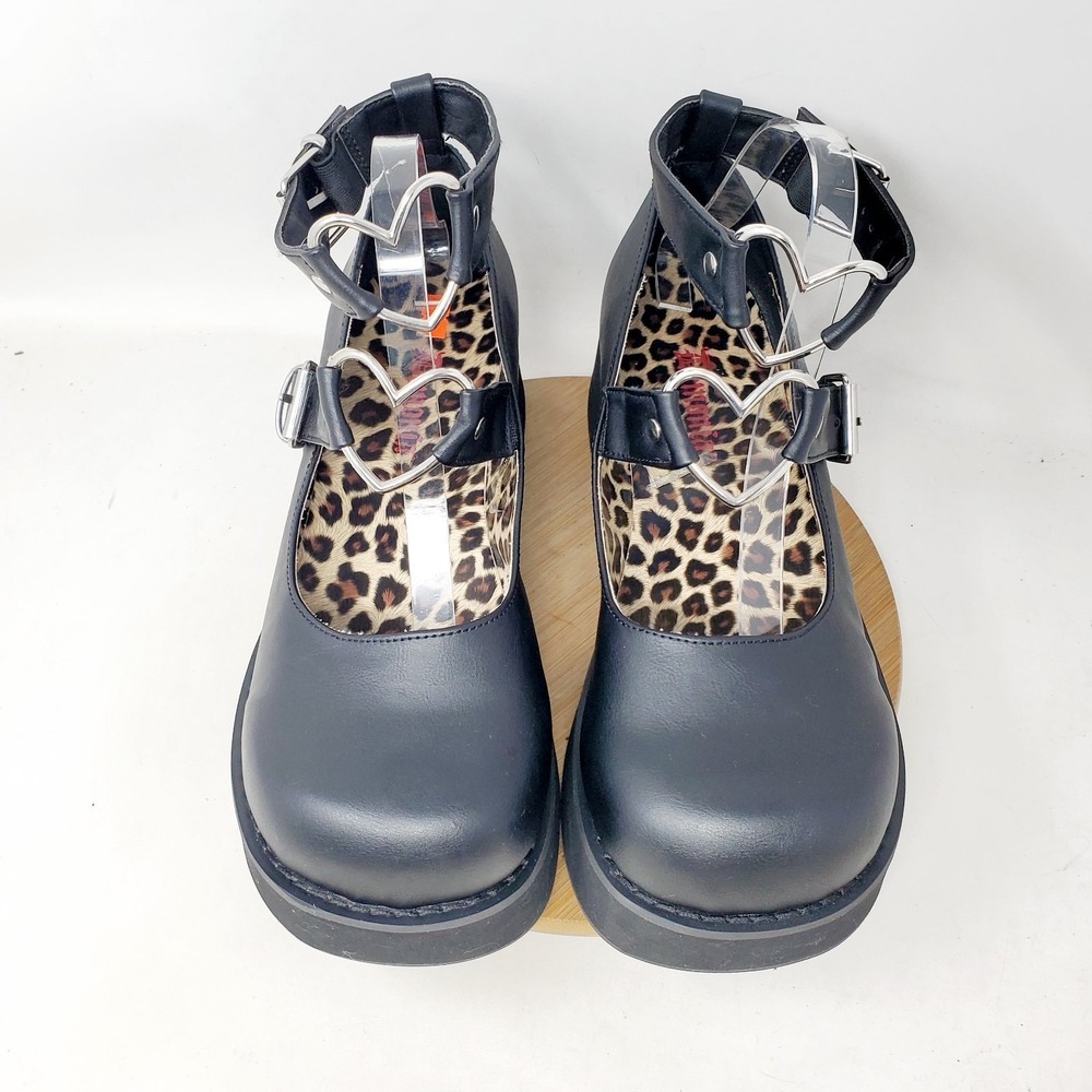 Demonia Sprite 02 Mary Janes Shoes Women 12 Platform Punk Goth Chunky Dolls Kill